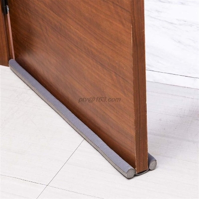 Picture of Door Draft Stopper Soundproof Flexible Door Bottom Sealing Strip Dustproof Weatherstrip Guard Sealer Stopper Dust Blocker (Color : Black)