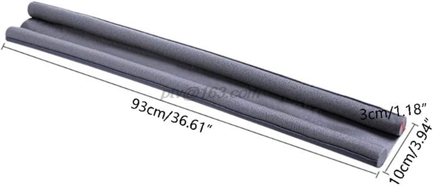 Picture of Door Draft Stopper Soundproof Flexible Door Bottom Sealing Strip Dustproof Weatherstrip Guard Sealer Stopper Dust Blocker (Color : Black)