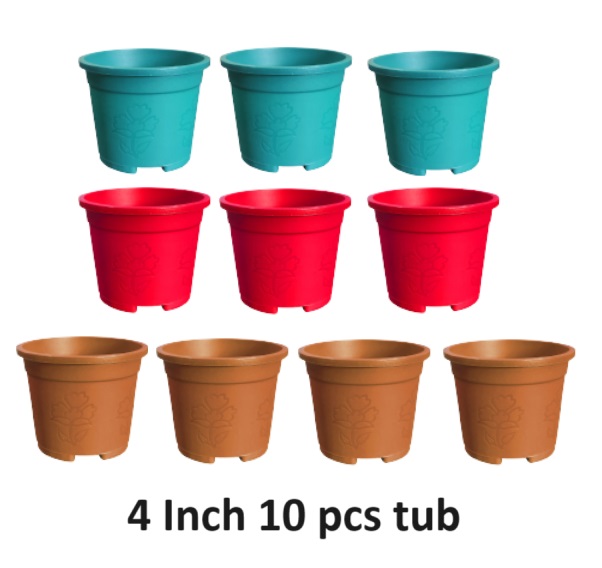 Picture of 4 Inch BP Round Planter - 10 Pcs