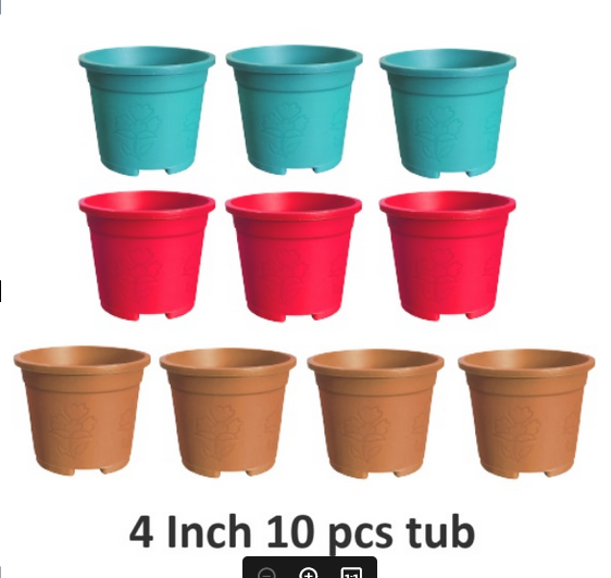 Picture of 4 Inch BP Round Planter - 10 Pcs