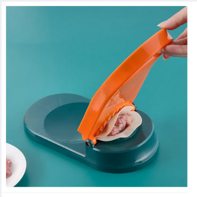 Picture of 2 In 1 Dumpling Artifact DIY Dumplings Maker Manual Wrapper Making Plastic Mold Dumpling Skin Pressing Tool Kitchen Baking Accessories