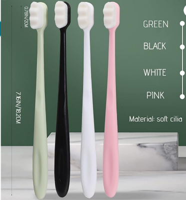 Picture of Micron Grade Dense Bathroom Nano Toothbrush Soft Bristles Multifunctional
