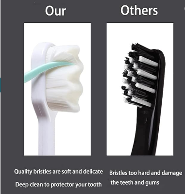 Picture of Micron Grade Dense Bathroom Nano Toothbrush Soft Bristles Multifunctional