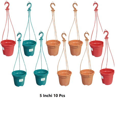 Picture of 5 inch Bp Round planter Hanging flower tub-( 10 pcs)