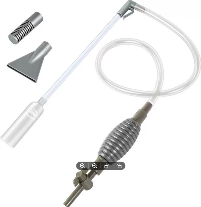 Picture of Aquarium Gravel Cleaner Water Changer, Hand Fish Tank Gravel Cleaner Fish Tank Vacuum Syphon Pump Siphon Pump Cleaning Kit for Fish Tank  Water