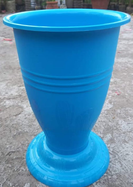 Picture of Tulip Planter With tray( 5 Pcs  Set Blue  )