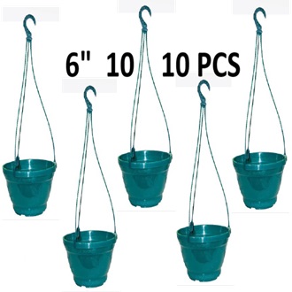 Picture of Hanging flowe round tub ( 6 inch - 10 pcs -set)