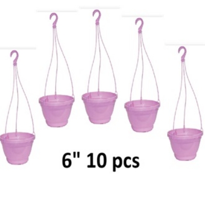 Picture of Bp Hanging flower round tub ( 6 inch - 10 pcs -set)