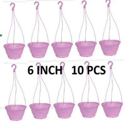 Picture of Bp Hanging flower round tub ( 6 inch - 10 pcs -set)