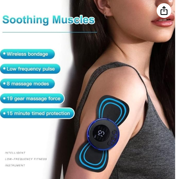 Picture of Portable Body Massage Patch for Men Women Shoulder Arms Legs Neck Full Body Massage Experience