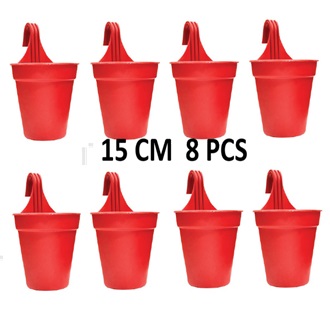 Picture of 15 Cm Gril PlanterFlower Tub Red Coler  8 pcs