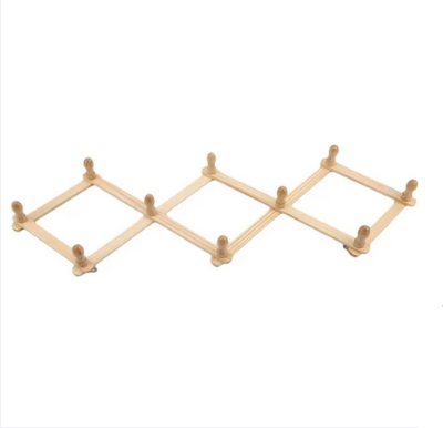 Picture of Clothes Hangers Wooden Retractable Hangers Shelves Hat Racks Closet Wall Hooks Home Decor