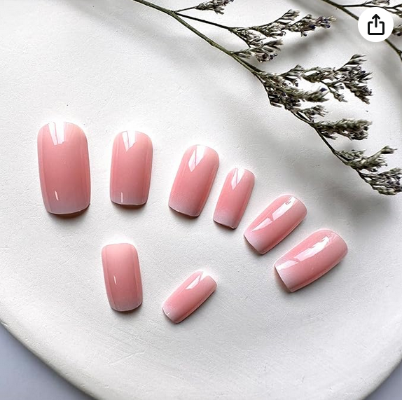Picture of 24pcs With Glue Fake nails With Design False nails Wearable press on nails stylish pattern Artificial nails Full Cover nail art