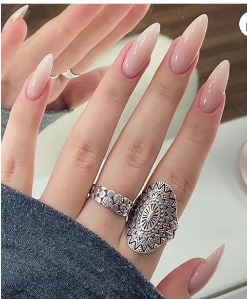 Picture of 24pcs With Glue Fake nails With Design False nails Wearable press on nails stylish pattern Artificial nails Full Cover nail art