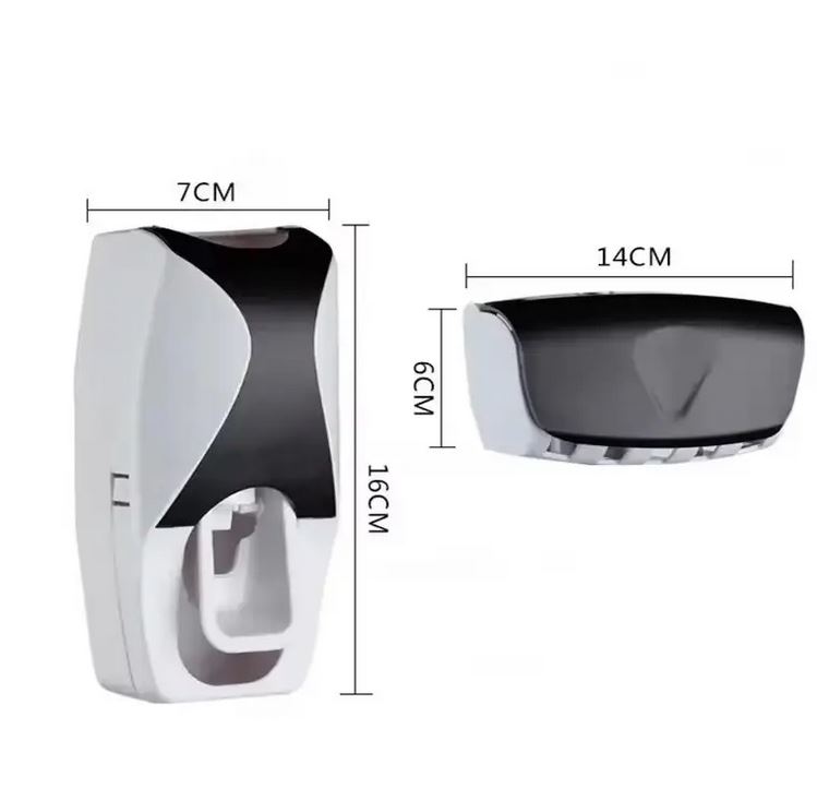 Picture of Automatic Toothpaste Squeezer Toothbrush Toothpaste Electric Toothbrush Storage Rack Squeezer No Trace Adhesive