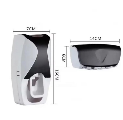 Picture of Automatic Toothpaste Squeezer Toothbrush Toothpaste Electric Toothbrush Storage Rack Squeezer No Trace Adhesive