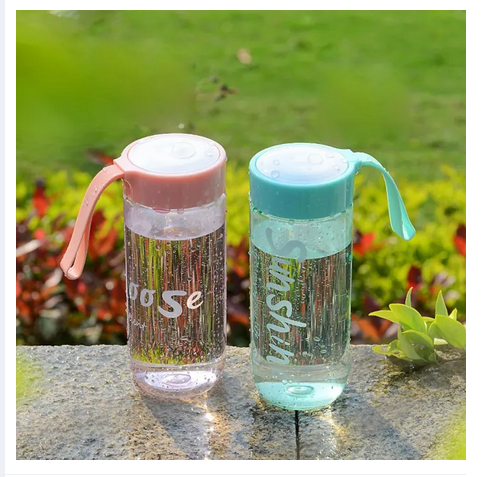 Picture of 600ml Portable Water Cup Couple Mug Large Capacity Sports Water Bottle Outdoor Cold Drinking Bottle Outdoor Sport Water Bottle Large Capacity Lightweight And Portable Water Cup