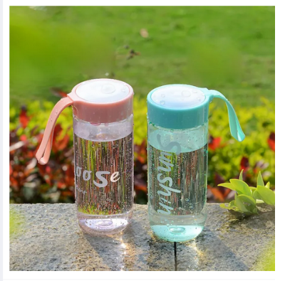 Picture of 600ml Portable Water Cup Couple Mug Large Capacity Sports Water Bottle Outdoor Cold Drinking Bottle Outdoor Sport Water Bottle Large Capacity Lightweight And Portable Water Cup