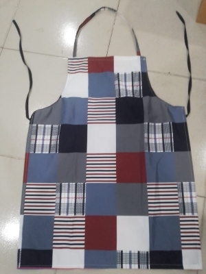 Picture of Kitchen Apron for Clean and Smart Cooking with 3 pcs Cap