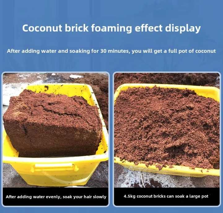 Picture of Cocopeat Block 4kg Expand up to 30kg