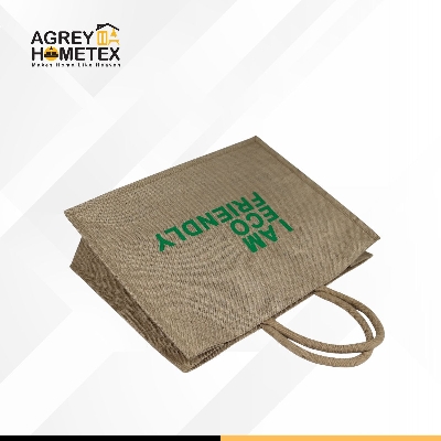 Buy Jute Shopping Bag, Natural, (14"x16"), I am eco friendly Best Price In Bangladesh