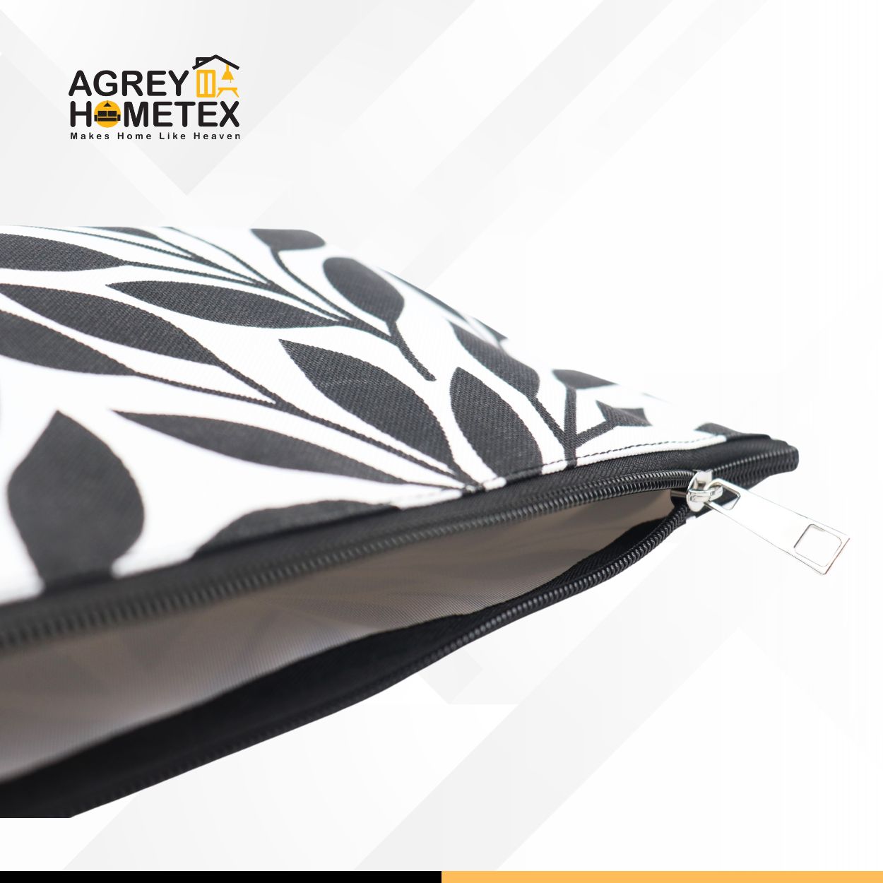 Buy Pouch / Makeup Bag, Cotton Fabric, Black & white, (6"x10")  Best Price In Bangladesh