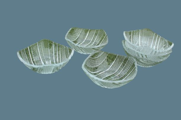 Picture of Crystal Glass Bati Set/Snack Bowl Set/Ice cream set/Firni Bati Set-6 Pcs