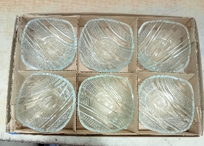 Picture of Crystal Glass Bati Set/Snack Bowl Set/Ice cream set/Firni Bati Set-6 Pcs