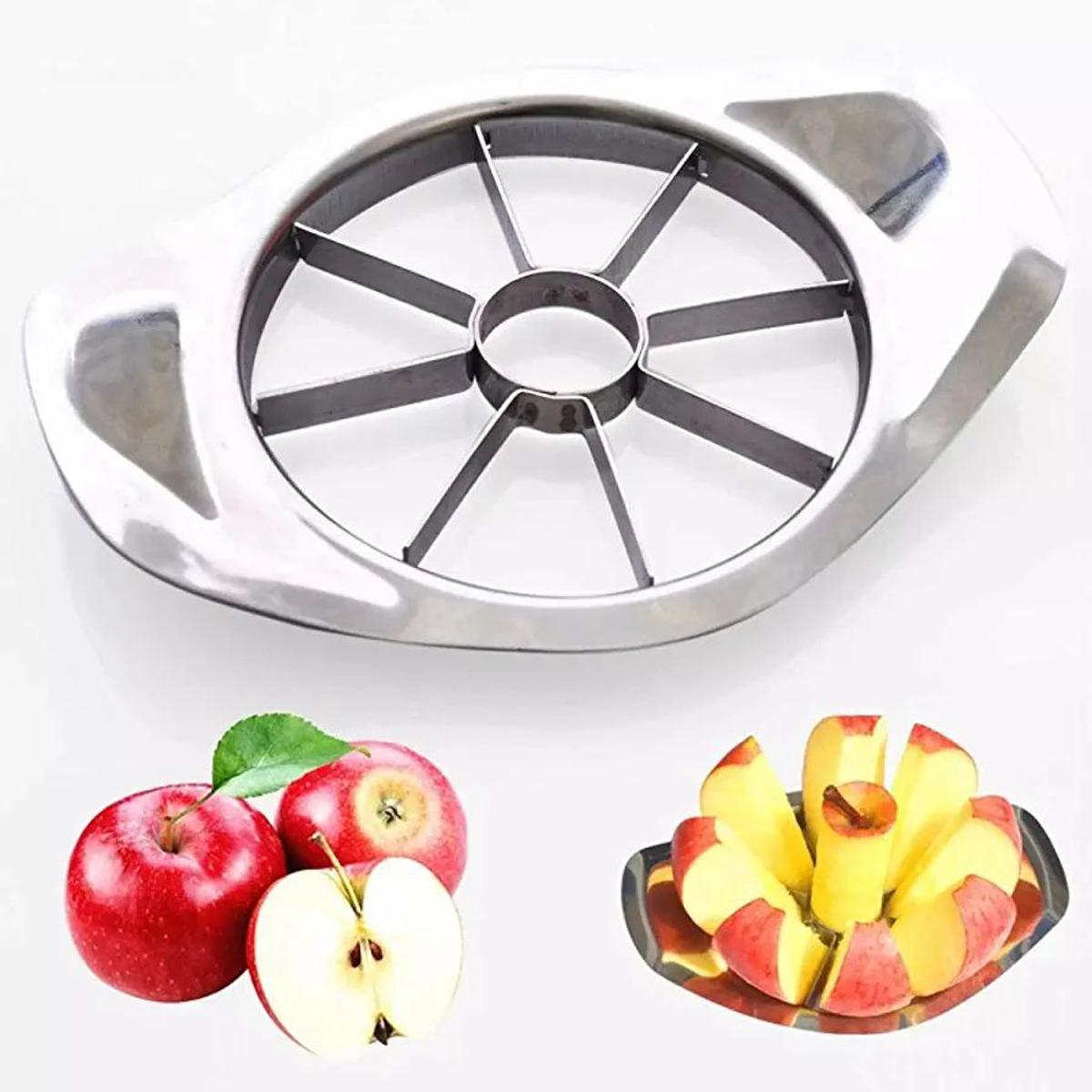 Picture of Stainless Steel Apple Cutter Apple Slicer (Stainless Steel Blade), Silver