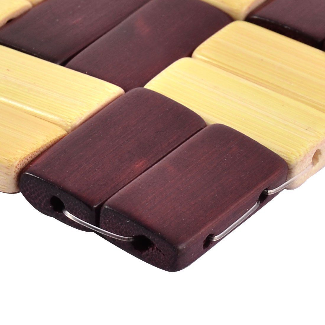 Picture of Kitchen Hot Cup Plate Bowl Bamboo Heat Resistant Pad heat pad Stand Trivet Placemat.2Pcs.