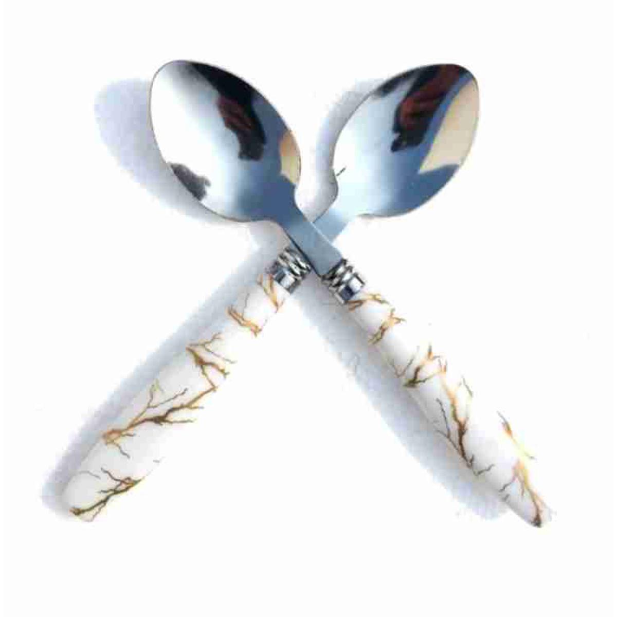 Picture of Ceramic Design Stainless Steel Table Tea Spoon-6 pieces.