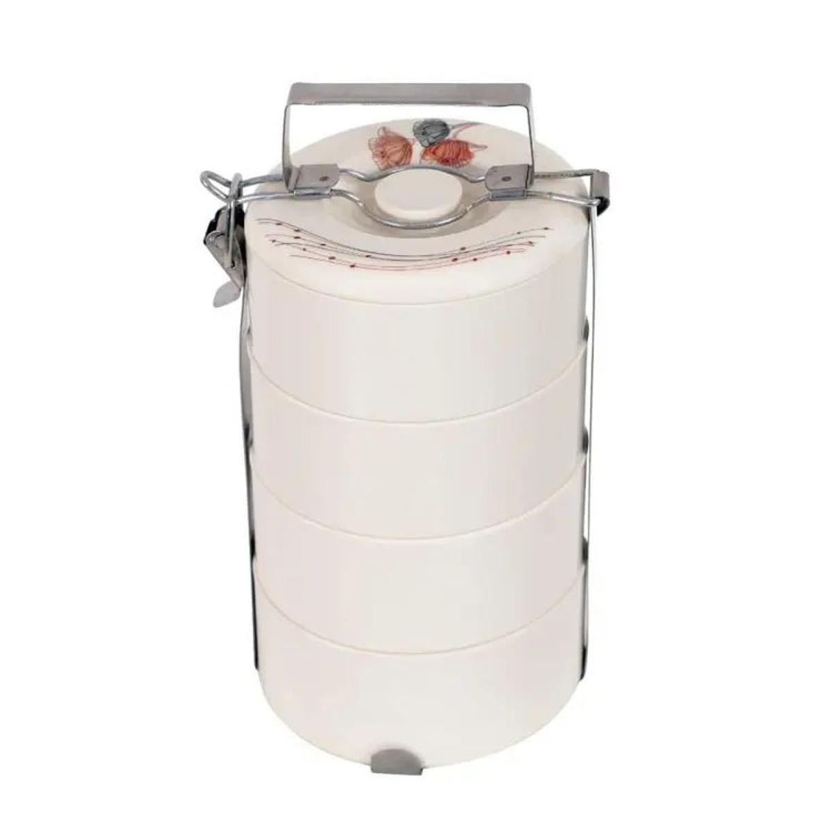 Picture of Melamine Tiffin Career 4bowl. Diamond Melamine Tiffin Career 4Bati.