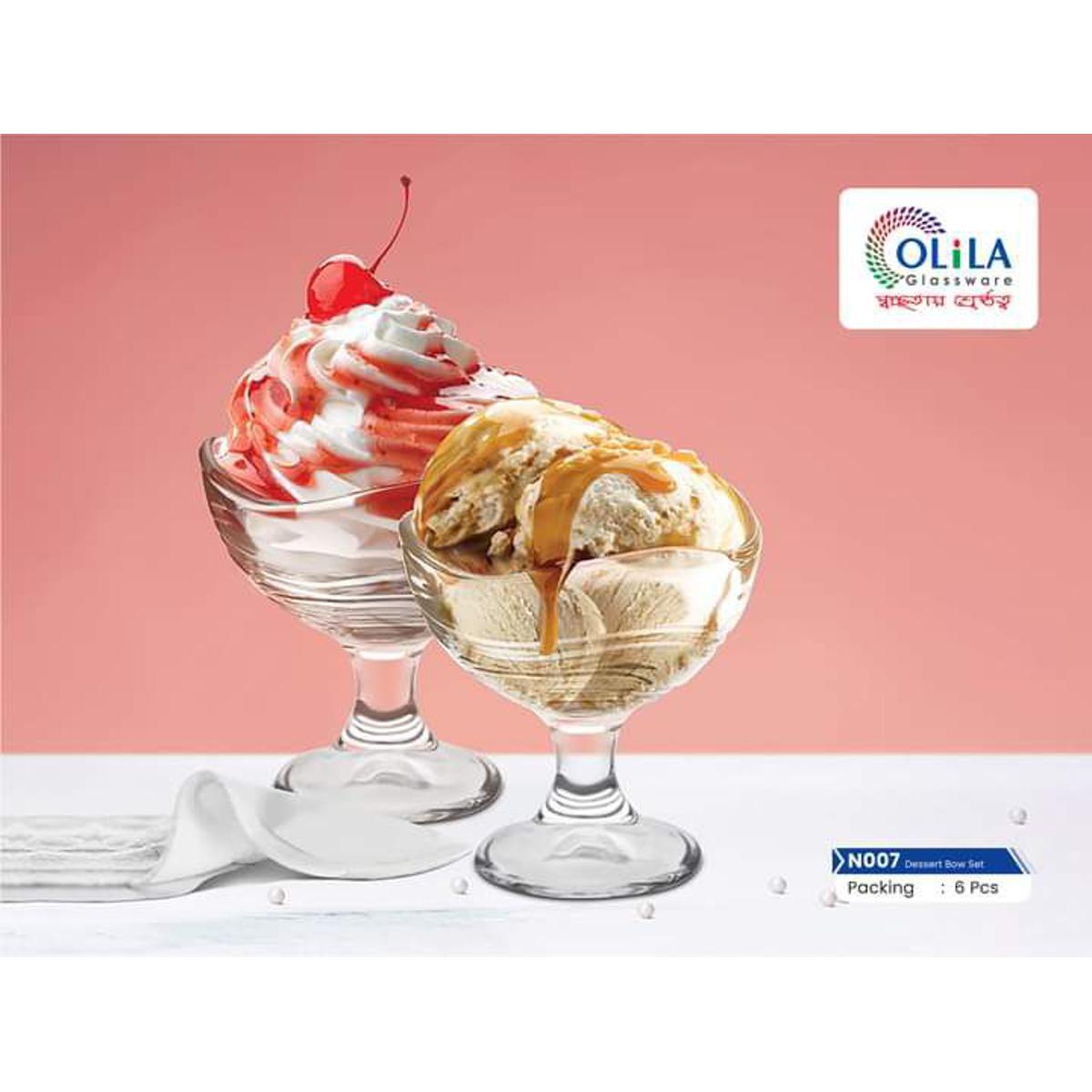 Picture of Progressive - Serving Glass Bowl, Ice Cream Bowl, Dessert Bowl, Pudding Cups-150ml Set of 6 Pcs. - Kitchen & Dining- Vibes