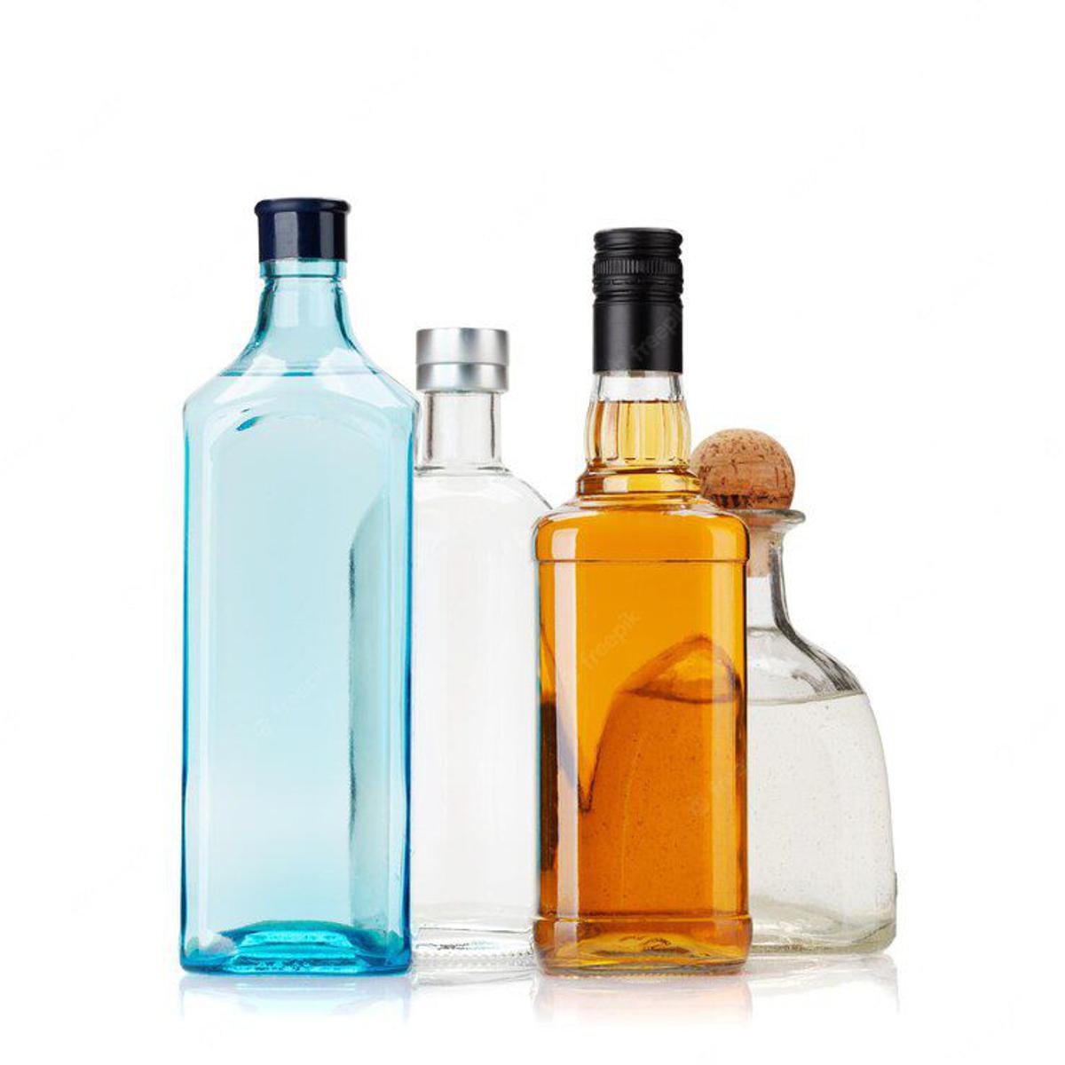 Picture of High-Quality Stylish Water Bottles In The Glass 700-1000 Ml 1 Pc - Simple To Use - Stylish Glass Bottles For Hydration