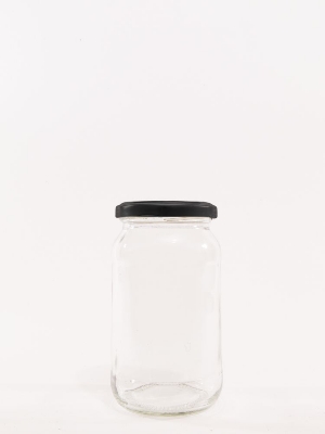 Picture of 500g honey jar ,Clear Round Glass Jar & Black Lid
4 pcs set.