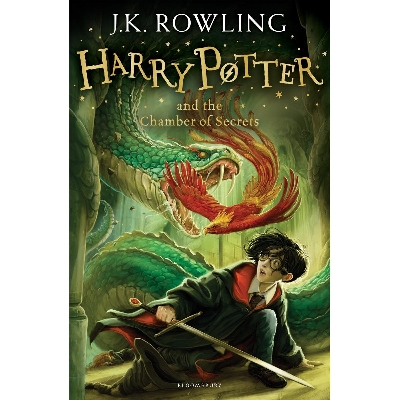 Picture of Harry Potter and the Chamber of Secrets (Harry Potter 2) Paperback –(White Print)