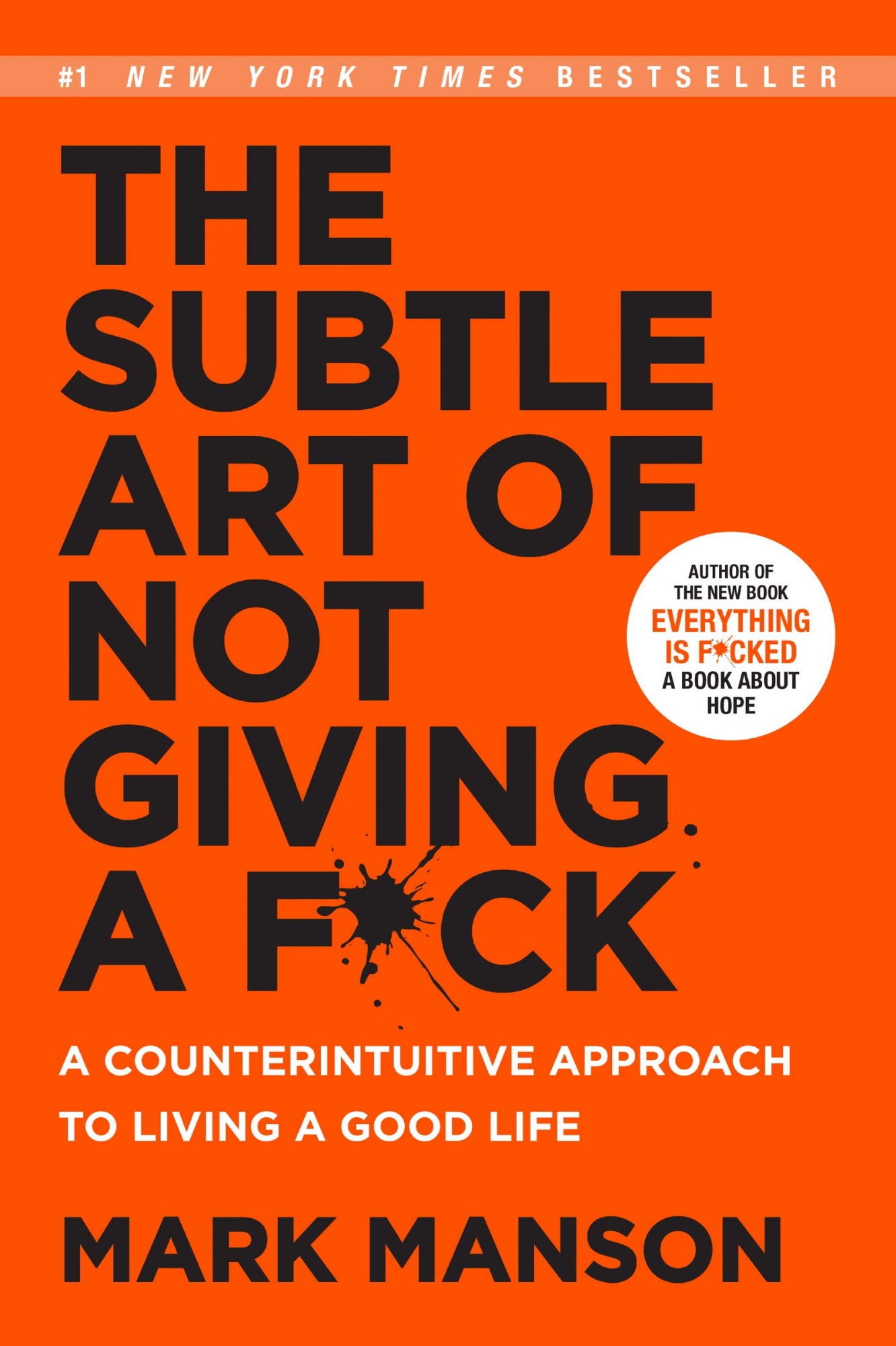 Picture of The Subtle Art of Not Giving a F * c k Paperback –  Bangladeshi Yellow paper print