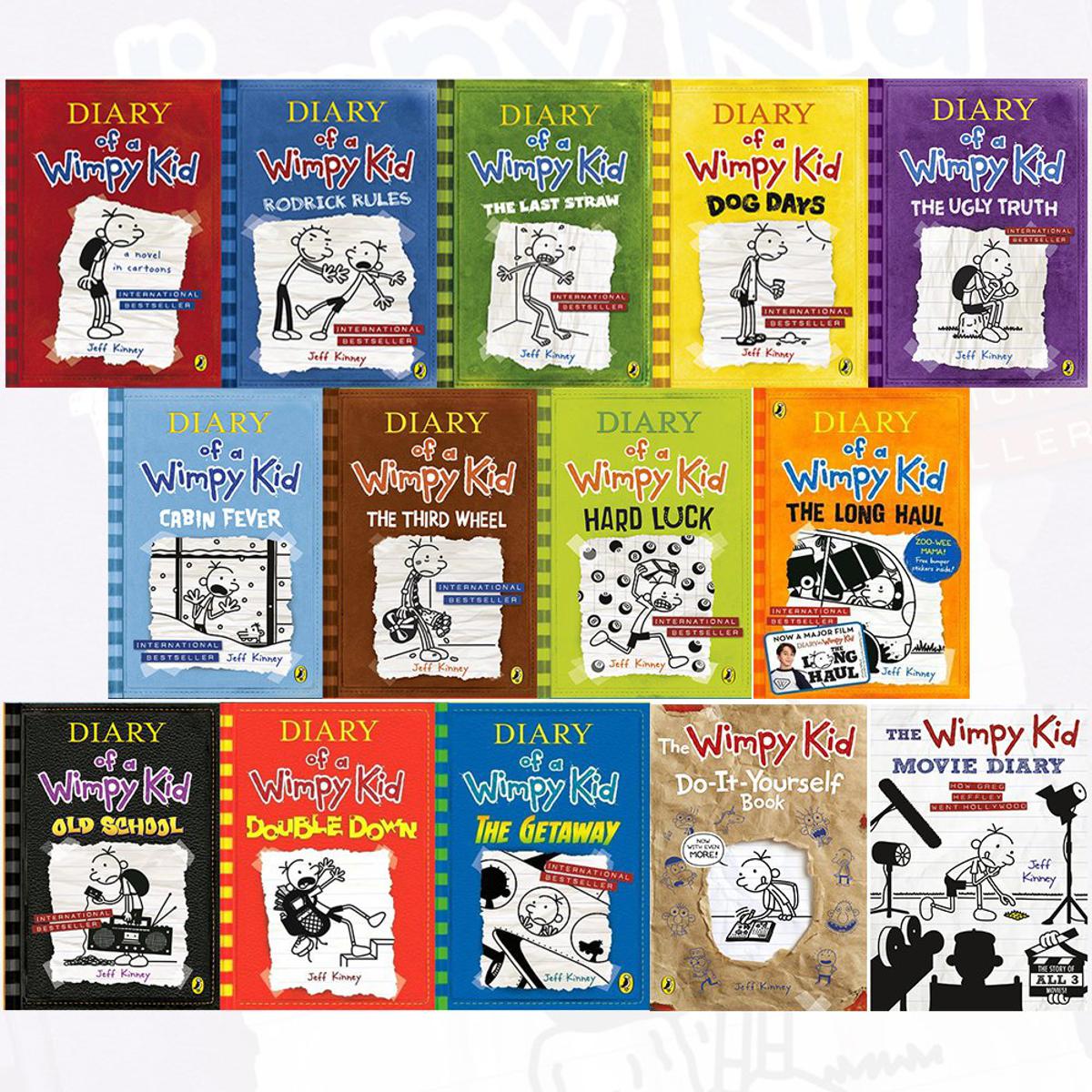 Picture of Diary of a Wimpy Kid Collection 14 books set Paperback- Bangladeshi Print White Paper