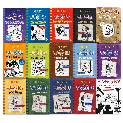 Picture of Diary of A Wimpy Kid Ultimate Complete 15 Books Set Collection Includes Titles in This Set-(Bangladeshi Print)
