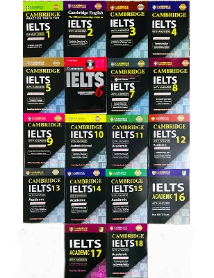 Picture of Cambridge IELTS (1-18) FULL SET Self-study Student's Book (With Audio DVD)