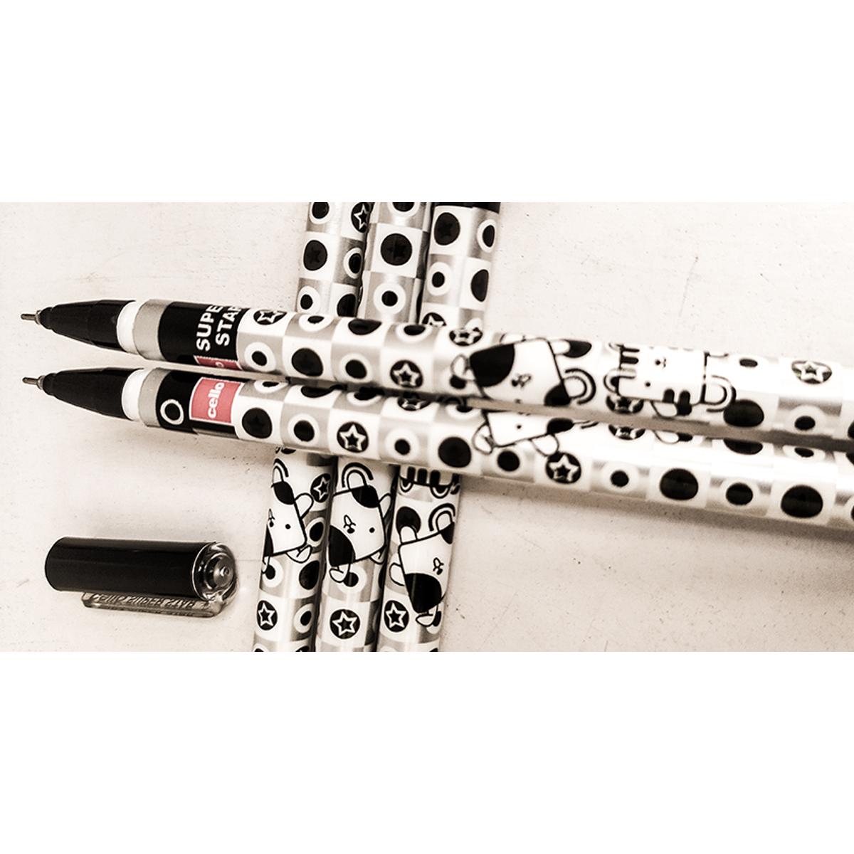 Picture of Cello SUPERSTAR GEL Pen Black 5 Pic