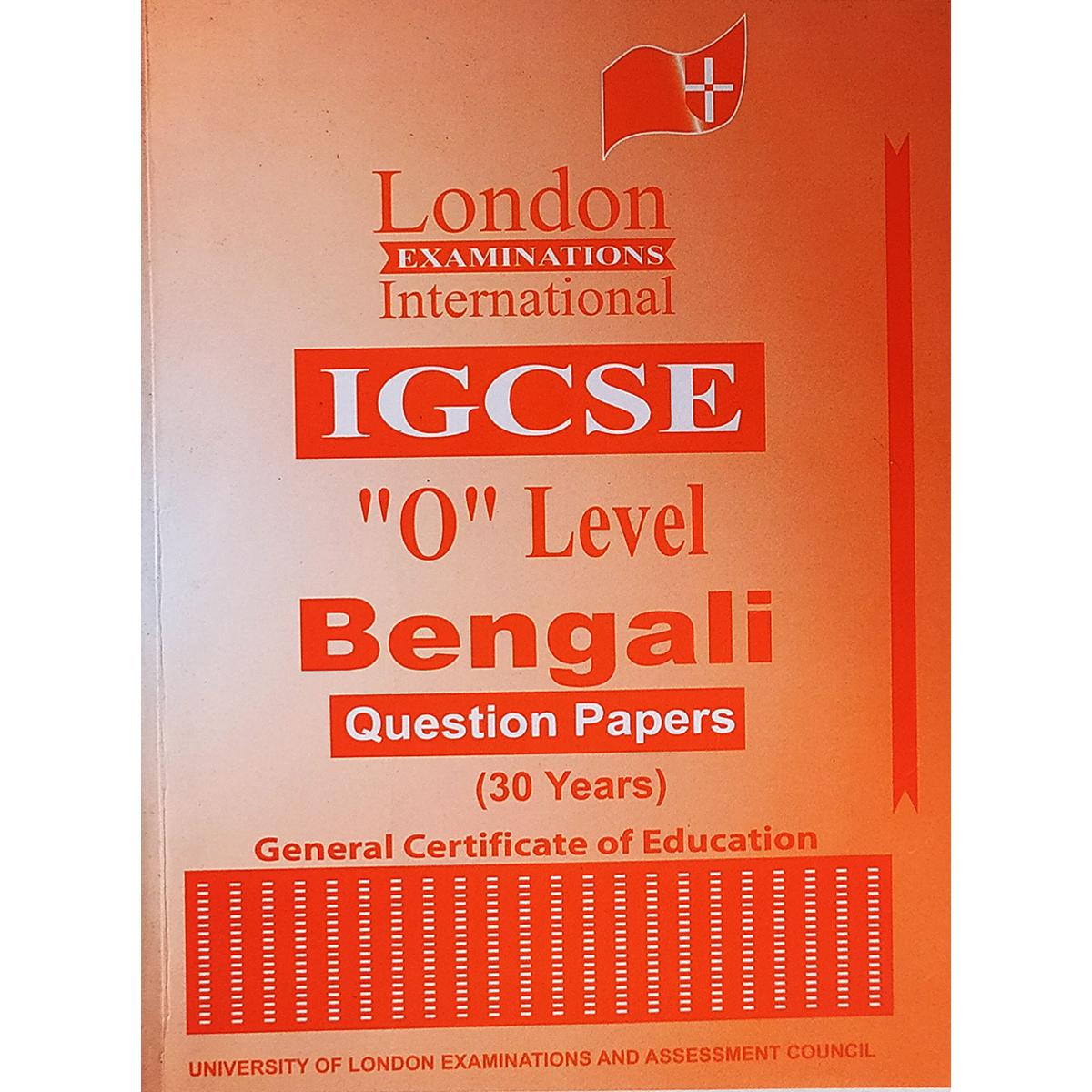 Picture of Edexcel O Level GCSE (9-1) Bengali (30 Years) Year Wise Question Paper - Up To Last Year