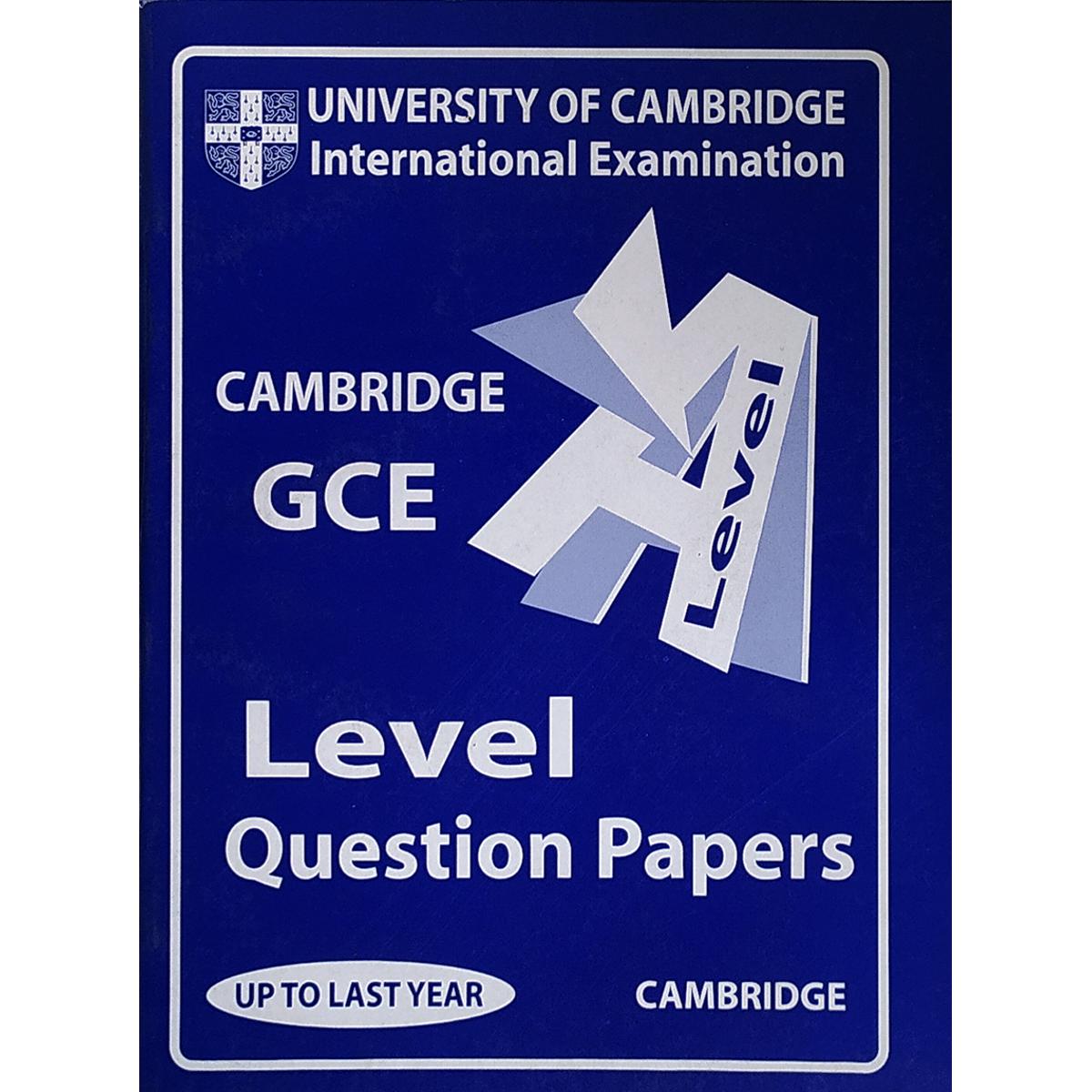 Picture of Cambridge A Level GCE Pure Mathematics (P-3) Year Wise Question Paper - Up To Last Year