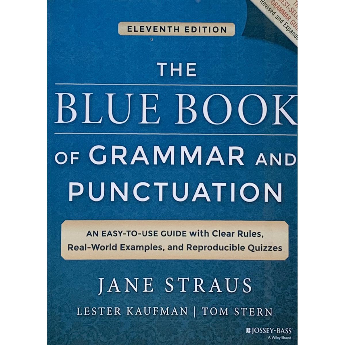 Picture of The Blue Book of Grammar and Punctuation: An Easy-to-Use Guide with Clear Rules, Real-World Examples, and Reproducible Quizzes Paperback