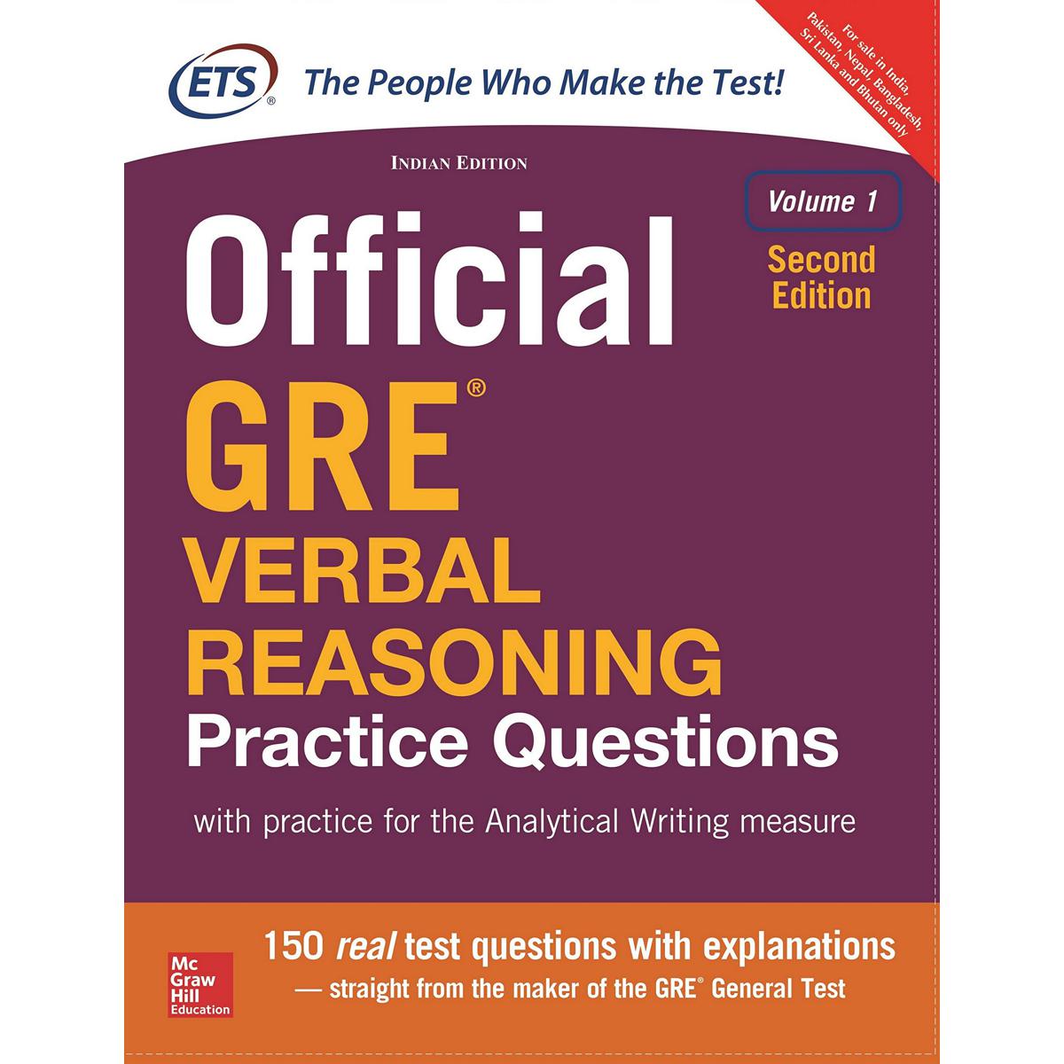 Picture of Official GRE Verbal Reasoning Practice Questions