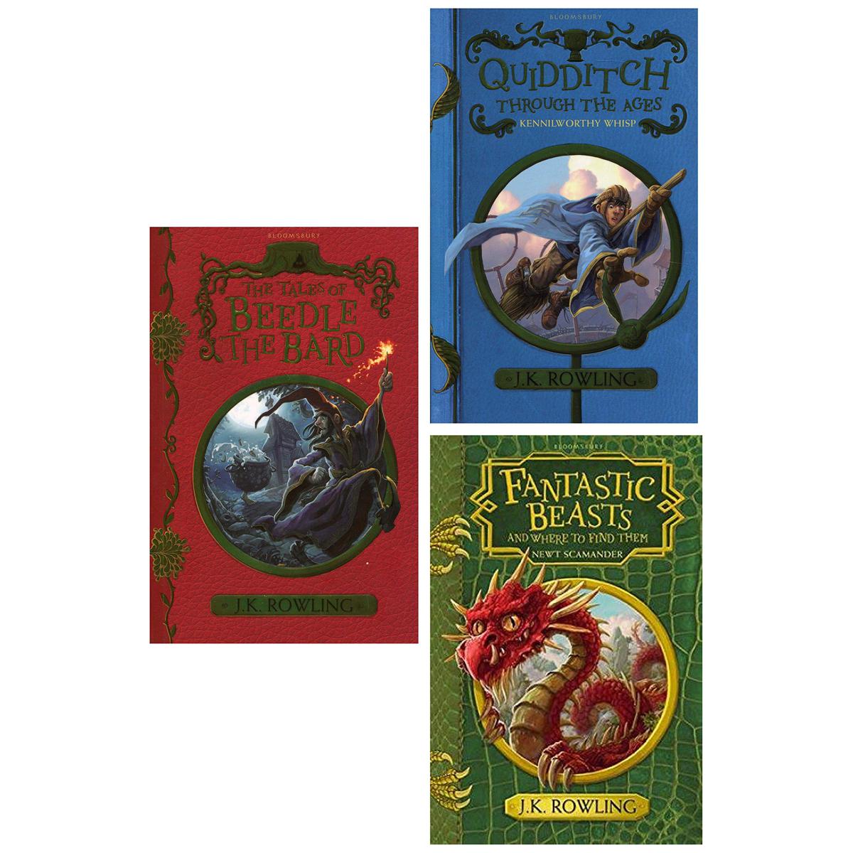 Picture of Quidditch, Fantastic Beast, Beedle the Bard (Set of 3 Books)