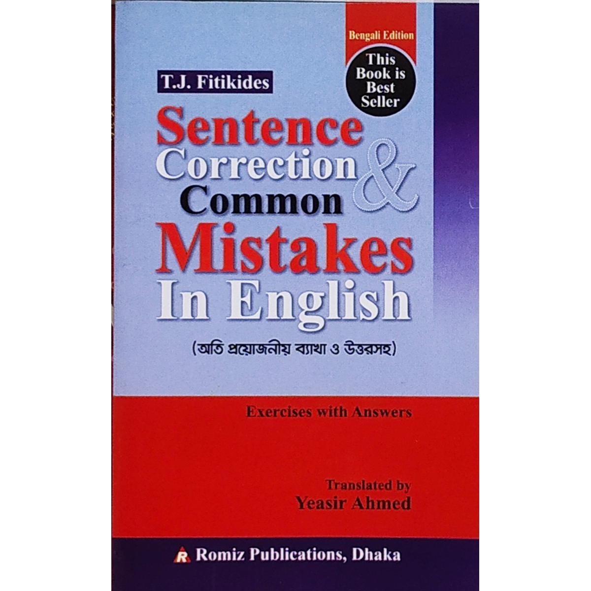 Picture of Sentence Correction & Common Mistakes In English