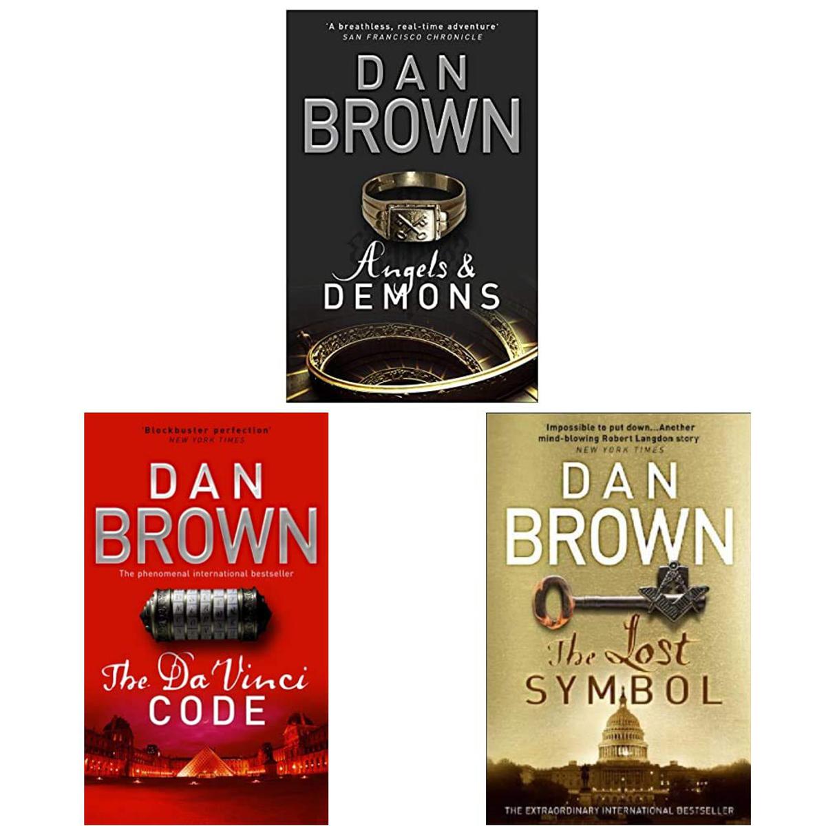 Picture of Angels and Demons + The Da Vinci Code + The Lost Symbol(Set of 3 Books)