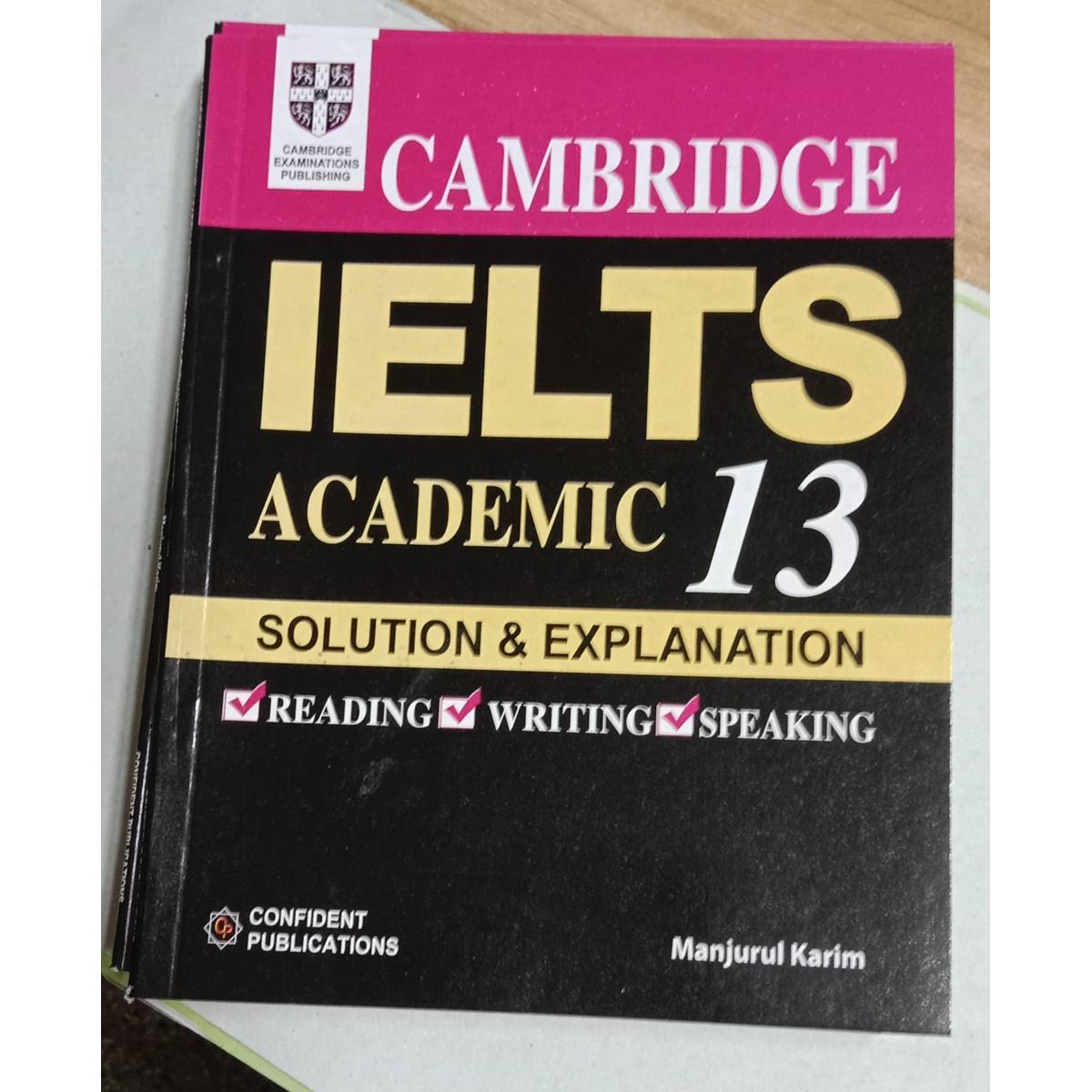 Picture of Cambridge IELTS Academic  13 Solution and Explanation