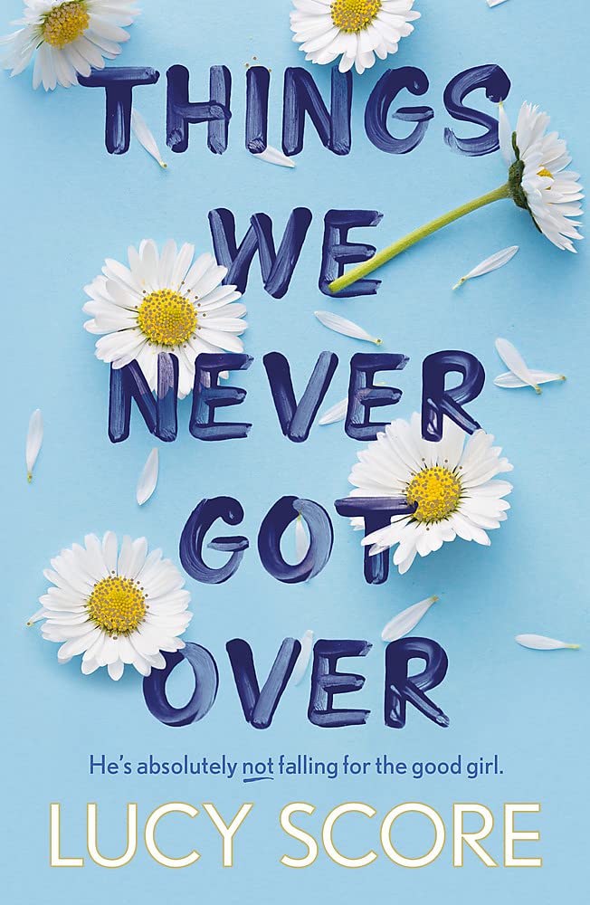 Picture of THINGS WE NEVER GOT OVER (Paperback) Yellow print